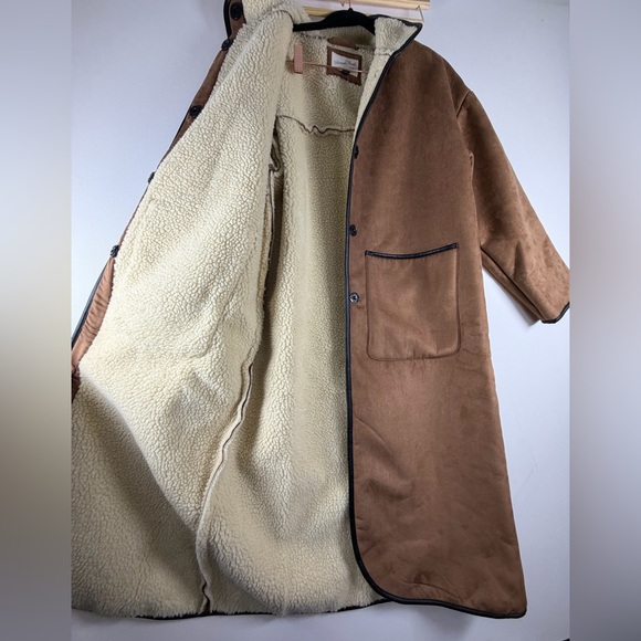 Women's Faux Suede Long Coat - Universal
Thread™ Tan XS - Picture 8 of 16